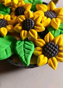 Sunflower Basket