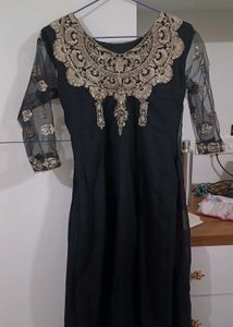 Black Anarkali Suit