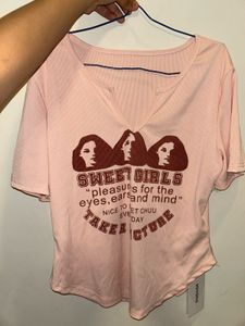 Pink Sweet Girls Graphic Tee