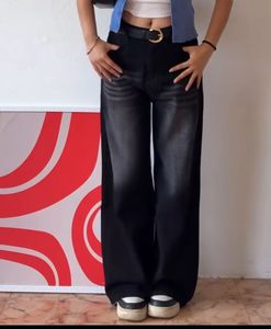 Black Wide Les Jeans