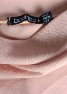 Pink Off-Shoulder Dress