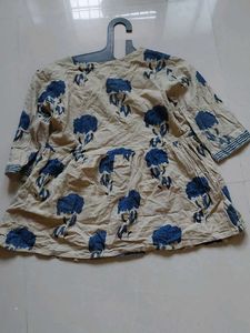 Cute Floral Girls Top