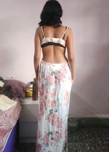Floral Cutout Dress