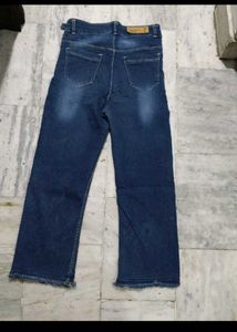 Dark Wash Wide Leg Denim Jeans