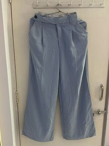 Zara Blue Wide Leg Pants