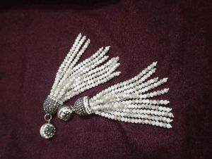 Beaded Tassel Earrings