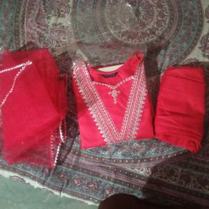 Kurti With Dupatta Pant Set