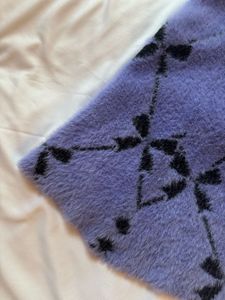 Lavender Woolen short skirt