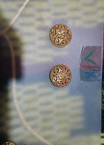 GOLD PLATED Pearl Necklace&amp;Earring Set(brand new)