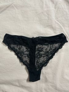 Black Lace Thong