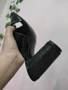 Elle Women Black Solid Heels