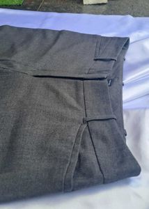 Grey Flared Pants - 23
