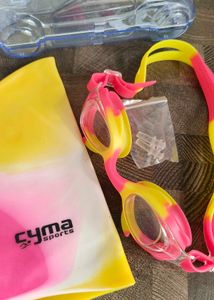 Swimming Cap & Goggles
