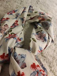 Floral Print Scarf