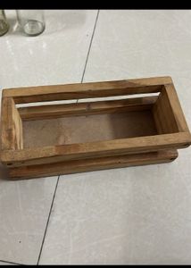 Glass Jars With Tray