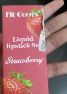 Strawberry Liquid Lipsticks Waterproof