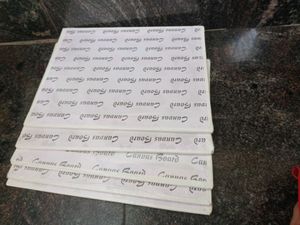 New Canvas Boards Covered with Plastic