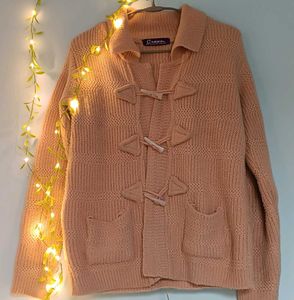 Vintage Knit Toggle Cardigan