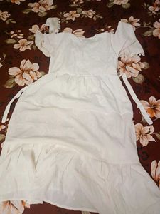 Beautiful mirror work festive dress