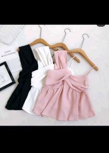 Blue One-Shoulder Top