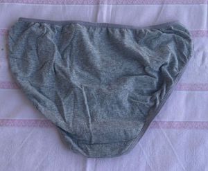 Gray Cotton Briefs