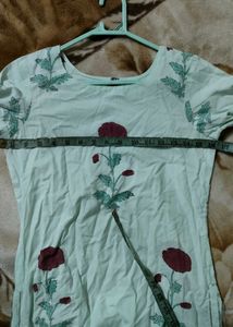 Beautiful Set Of Green Kurta With Dupatta
