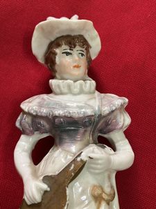 English Lady  Antique Figurine
