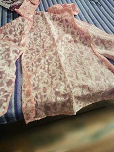 Kurta Front Open Colour Light Pink