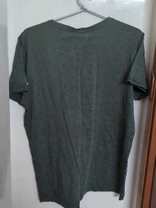 Olive Green Graphic Tee