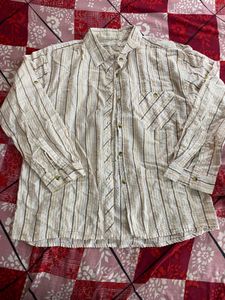Striped Button-Down Shirt