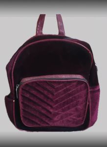 Luxury Velvet Backpack