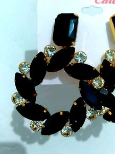 Black Colour Earrings