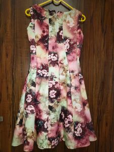 Jacquard Flared Dress