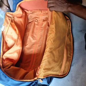 VIP Durable Blue Duffel cum Trolley Bag