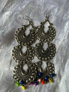 Combo Of Earrings And Leg Chain
