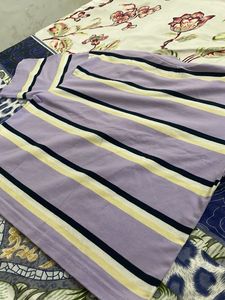 Lavender Striped Tee