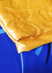 YELLOW SATIN PETICOAT