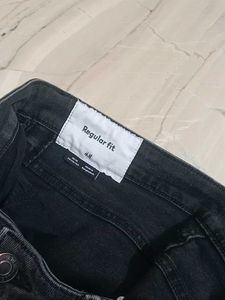 Black Wash Denim Jeans