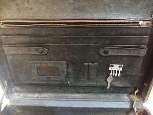 Vintage Black Attache Case