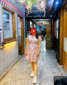 Rio Multicolored Floral Dress