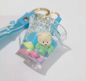 Cute Bear Keychain Gel Based