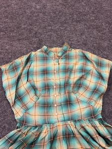 Checked Frock Style Kurta 🦋
