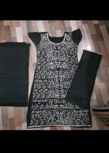Black embellishments suit