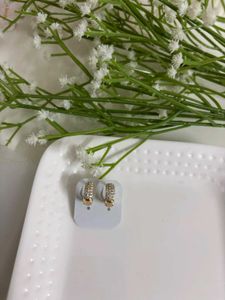 Sparkling Hoop Earrings