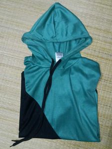 Colorblock Short Sleeve Hoodie