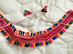Kamarbandh for white/black kurti or dress