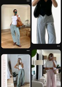 Linen Striped Pants🤍