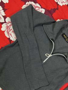 Gray Zip-Up Top