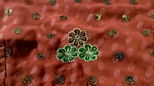 Work Saree With Blouse