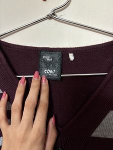 Striped Knit Cardigan